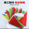 Small 20X30cm opening ceremony small string flags, small colorful string flags, triangular flags, warning flags, and colorful flags wholesale Application Scenario